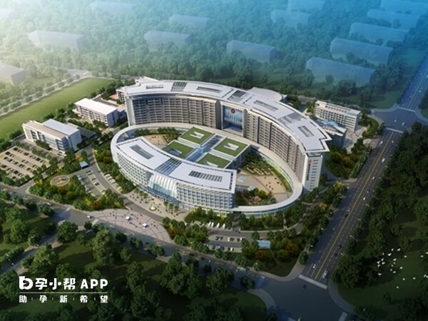 黃石市中心醫院鳥瞰圖