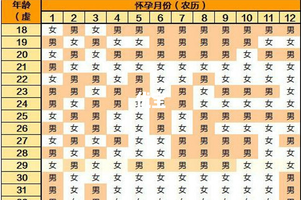 2023生男生女表推测胎儿性别不准