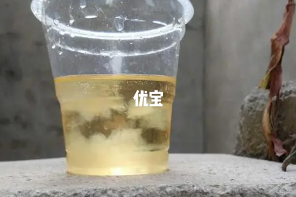 怀男孩的晨尿是清澈的