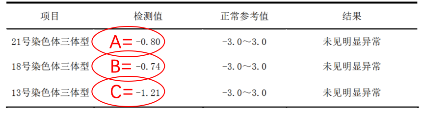 无创检测报告